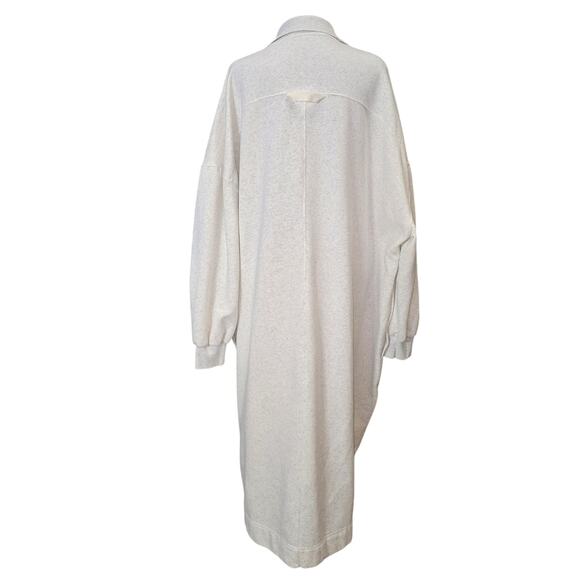 ⭐️Free People Block Party Sweat Maxi- Length Sweater Sz M - Picture 3 of 9